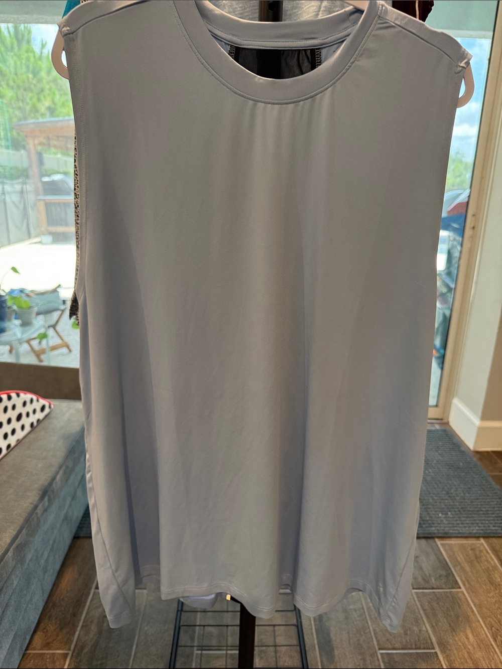 TomboyX Pale Blue Performance Tank 2X